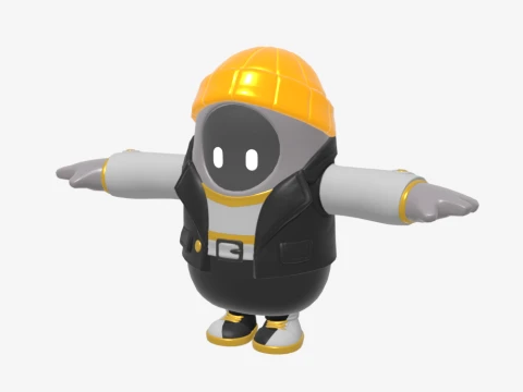The Goldfish Fall Guy - Fortnite 3D Model