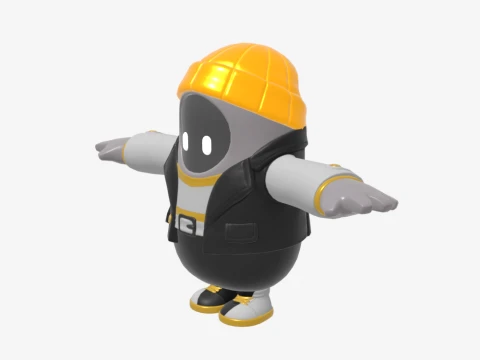 The Goldfish Fall Guy - Fortnite 3D Model