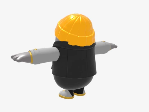 The Goldfish Fall Guy - Fortnite 3D Model