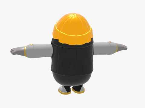 The Goldfish Fall Guy - Fortnite 3D Model