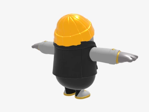 The Goldfish Fall Guy - Fortnite 3D Model