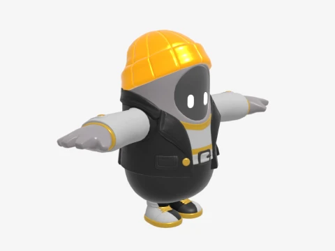 The Goldfish Fall Guy - Fortnite 3D Model