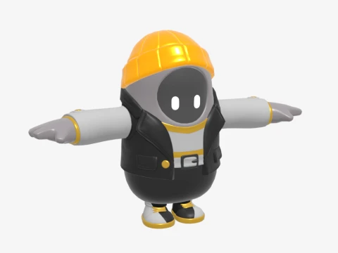 The Goldfish Fall Guy - Fortnite 3D Model