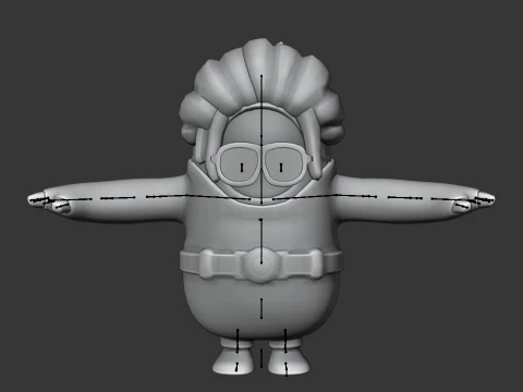 Voidwalker Lynx Fall Guy - Fortnite 3D Model