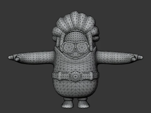 Voidwalker Lynx Fall Guy - Fortnite 3D Model