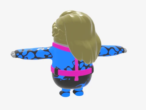 Serenade Fall Guy - Fortnite 3D Model