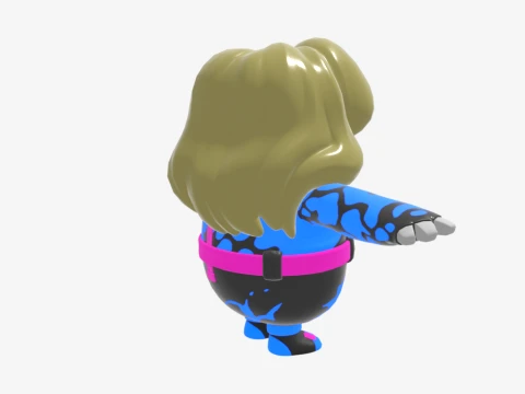 Serenade Fall Guy - Fortnite 3D Model