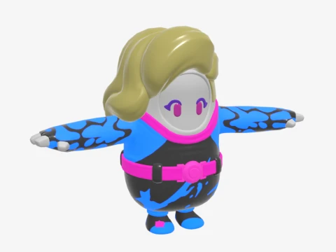 Serenade Fall Guy - Fortnite 3D Model