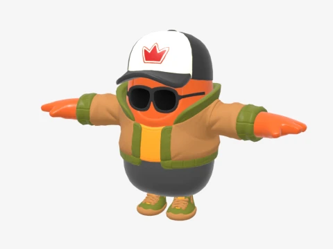 The Brat Fall Guy - Fortnite 3D Model
