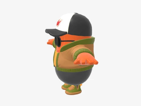 The Brat Fall Guy - Fortnite 3D Model