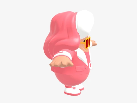 Clarity Fall Guy - Fortnite 3D Model