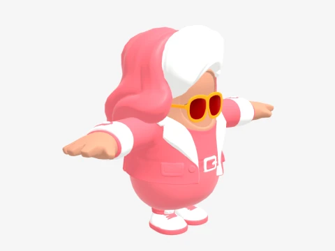 Clarity Fall Guy - Fortnite 3D Model