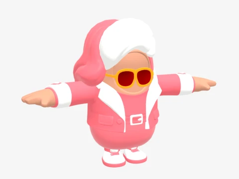 Clarity Fall Guy - Fortnite 3D Model