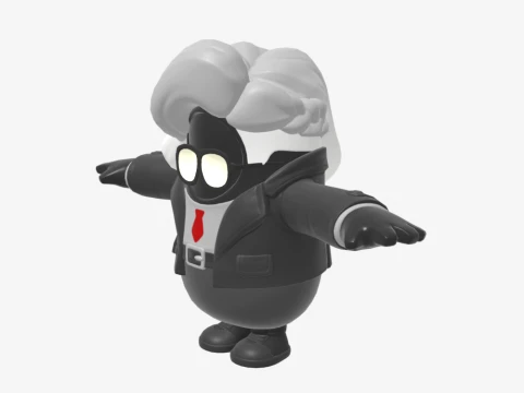 Chaos Director Fall Guy - Fortnite 3D Model