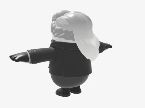 Chaos Director Fall Guy - Fortnite 3D Model
