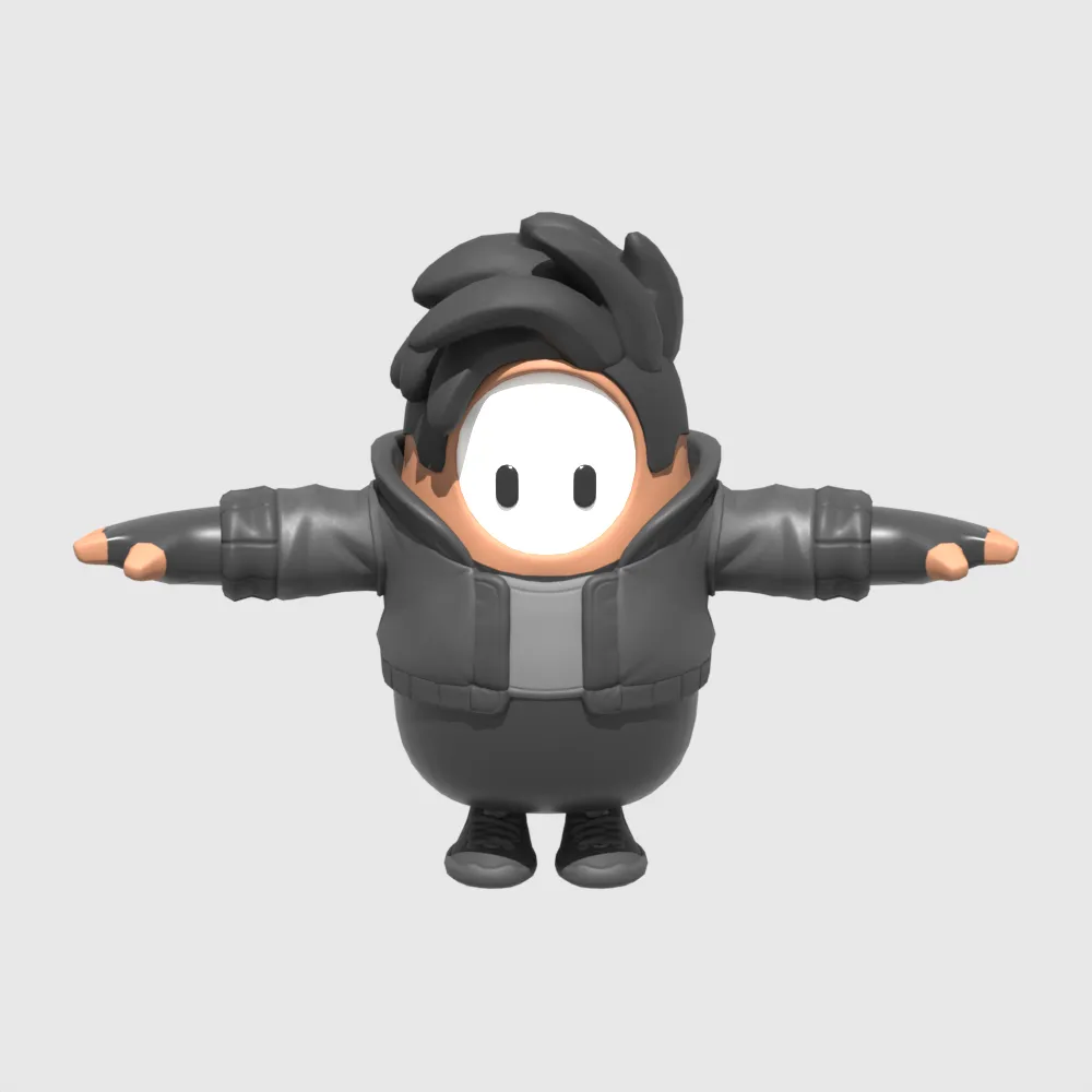 Daigo Fall Guy - Fortnite 3D Model .c4d .max .obj .3ds .fbx .stl .blend 