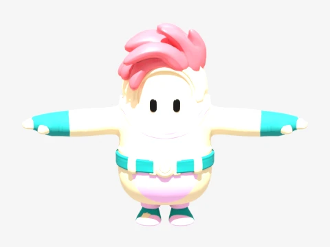 Mad Mochi Fall Guy - Fortnite 3D Model