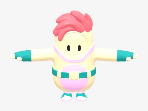 Mad Mochi Fall Guy - Fortnite 3D Model