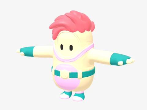 Mad Mochi Fall Guy - Fortnite 3D Model