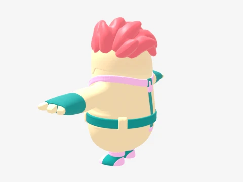 Mad Mochi Fall Guy - Fortnite 3D Model