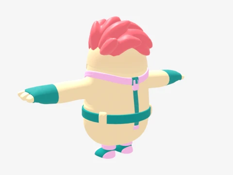 Mad Mochi Fall Guy - Fortnite 3D Model