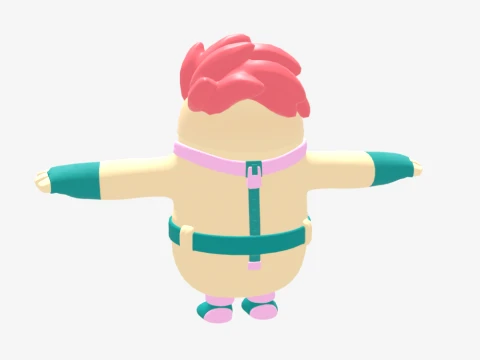 Mad Mochi Fall Guy - Fortnite 3D Model