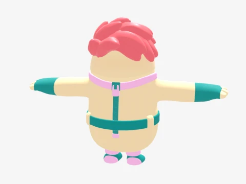 Mad Mochi Fall Guy - Fortnite 3D Model