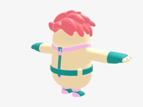 Mad Mochi Fall Guy - Fortnite 3D Model
