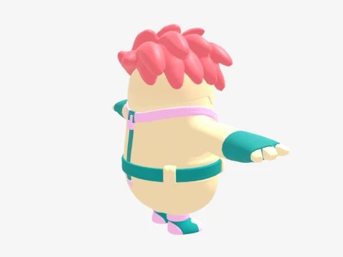 Mad Mochi Fall Guy - Fortnite 3D Model