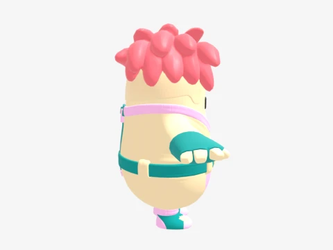 Mad Mochi Fall Guy - Fortnite 3D Model