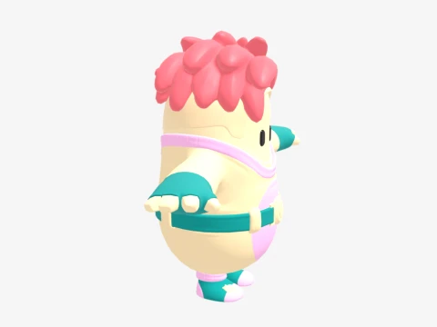 Mad Mochi Fall Guy - Fortnite 3D Model