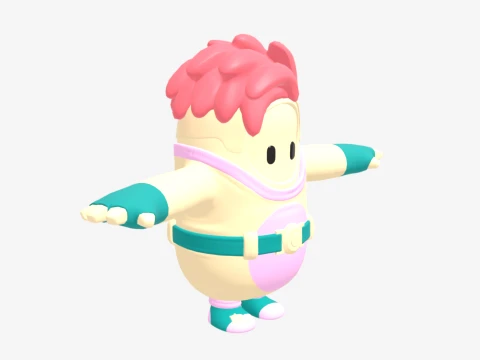 Mad Mochi Fall Guy - Fortnite 3D Model