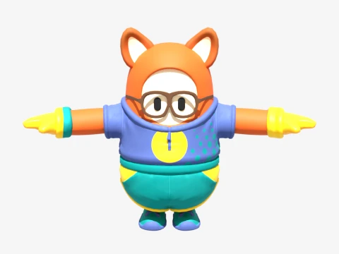 Alphonse Fall Guy - Fortnite 3D Model