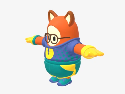 Alphonse Fall Guy - Fortnite 3D Model