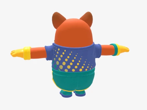 Alphonse Fall Guy - Fortnite 3D Model