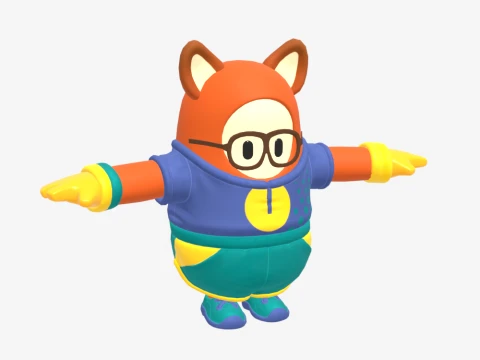 Alphonse Fall Guy - Fortnite 3D Model