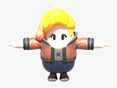 Ready Penny Fall Guy - Fortnite 3D Model