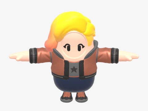 Ready Penny Fall Guy - Fortnite 3D Model