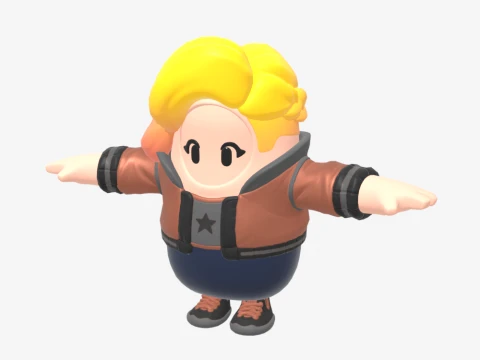 Ready Penny Fall Guy - Fortnite 3D Model