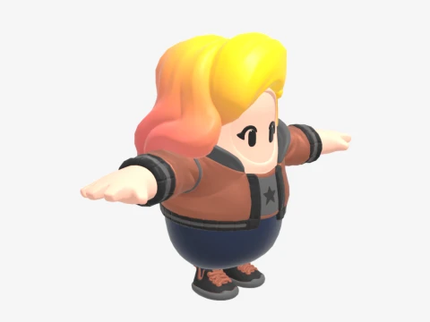 Ready Penny Fall Guy - Fortnite 3D Model