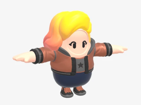 Ready Penny Fall Guy - Fortnite 3D Model
