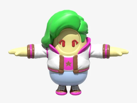 Hemlock Fall Guy - Fortnite 3D Model
