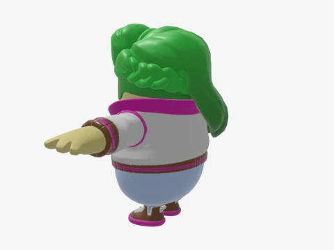 Hemlock Fall Guy - Fortnite 3D Model