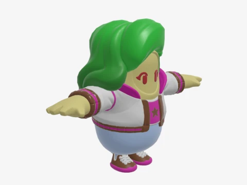 Hemlock Fall Guy - Fortnite 3D Model