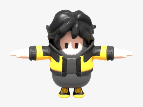 Min-joon Fall Guy - Fortnite 3D Model