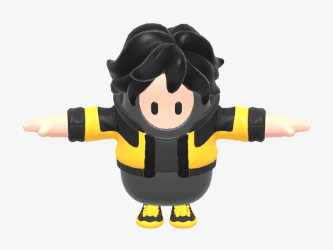 Min-joon Fall Guy - Fortnite 3D Model