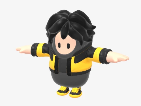 Min-joon Fall Guy - Fortnite 3D Model