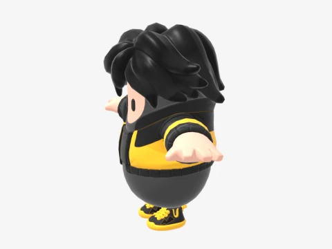Min-joon Fall Guy - Fortnite 3D Model