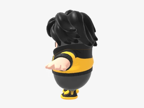 Min-joon Fall Guy - Fortnite 3D Model