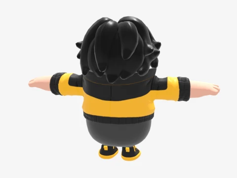 Min-joon Fall Guy - Fortnite 3D Model